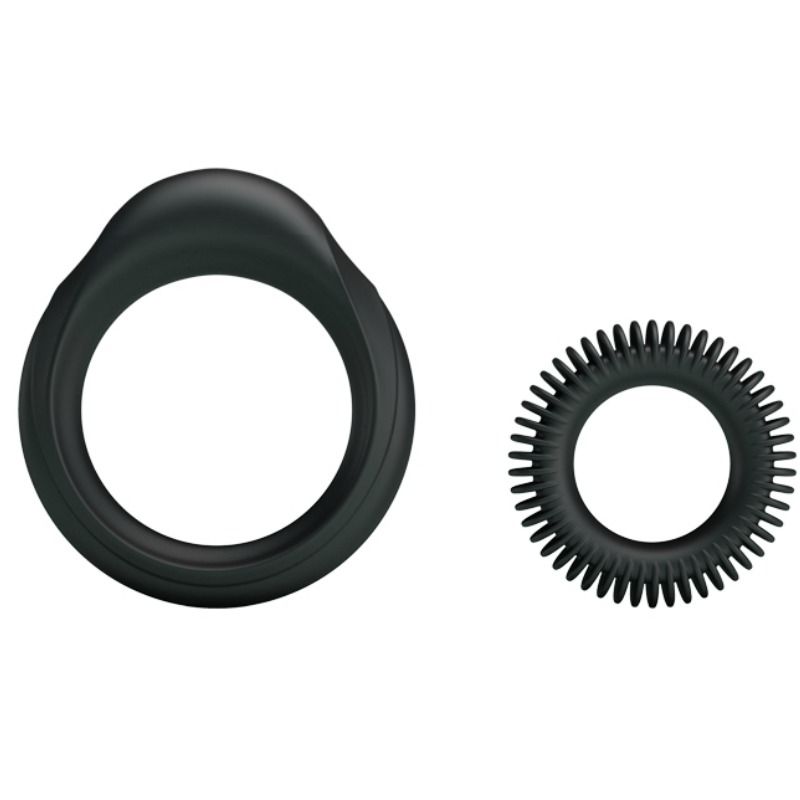 kit de 2 anneaux péniens en silicone Manhood Baile 2