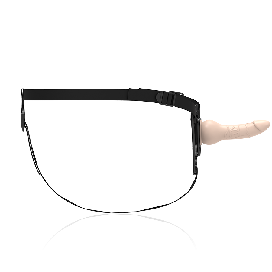harnais gode en silicone chair réaliste 16 cm Fetish Submissive Harness 3