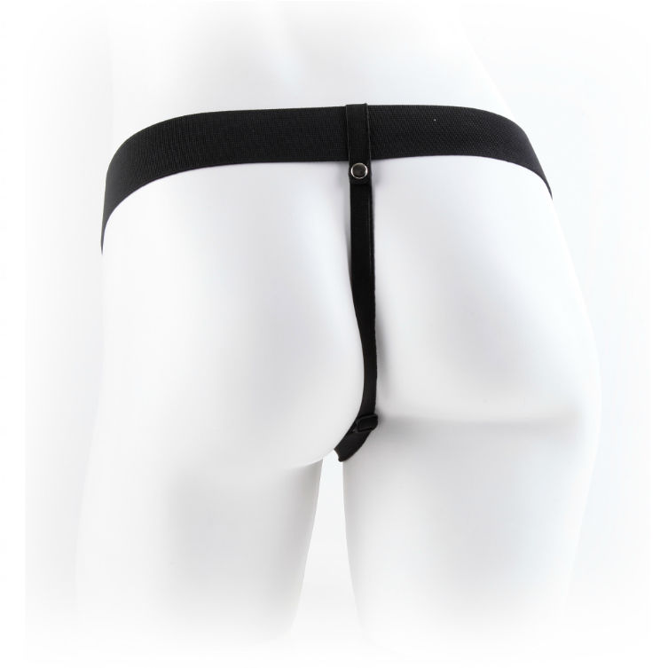 gode ceinture creux avec boules chair 22,9 cm Fetish Fantasy Series 2