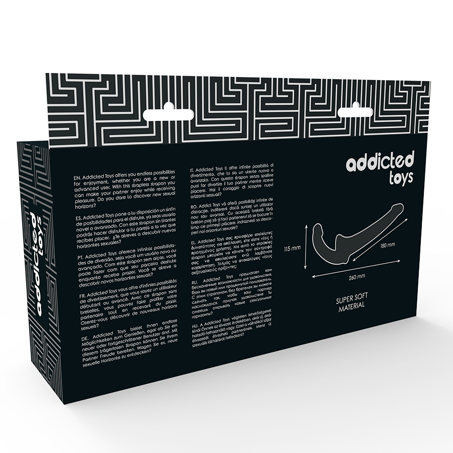 gode sans harnais noir point G Addicted Toys 6