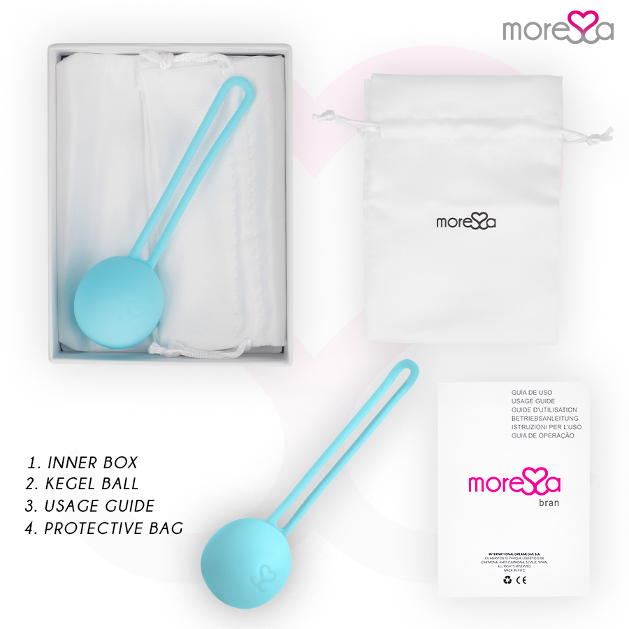 boule de Kegel en silicone turquoise 51 g Osian One Moressa 6