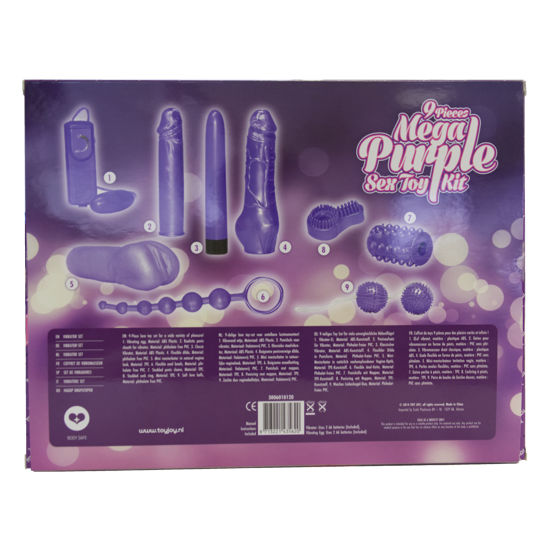 kit de 9 jouets sexuels violet Just For You Méga Toyjoy 3