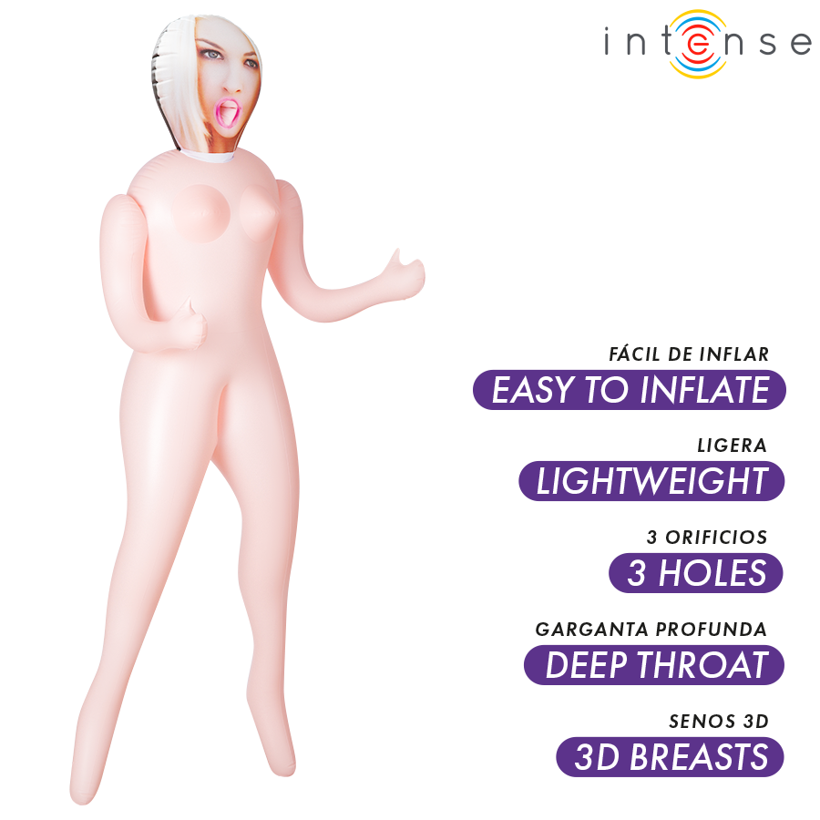 poupée gonflable à trois orifices Irina Intense Dolls 2