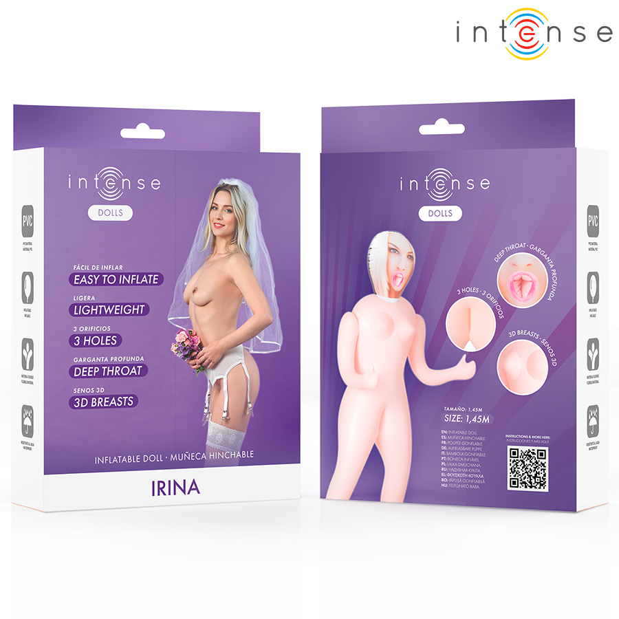 poupée gonflable à trois orifices Irina Intense Dolls 4