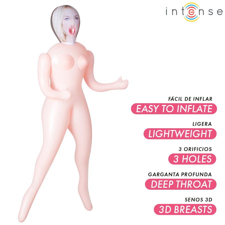 poupée gonflable à trois orifices Ingrid Intense Dolls 2