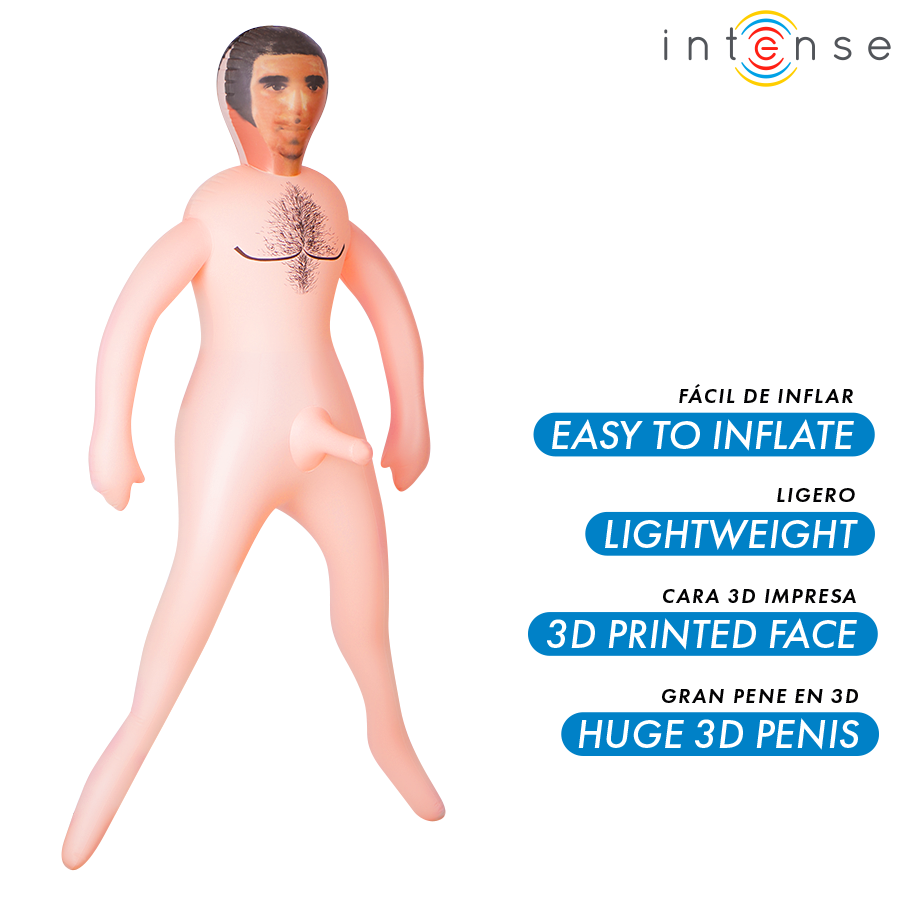 poupée gonflable masculine avec pénis 3D Anthony Intense Dolls 2