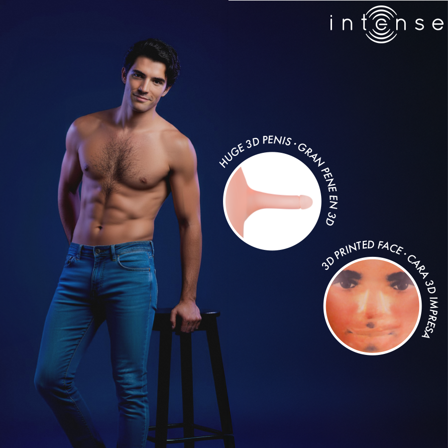 poupée gonflable masculine avec pénis 3D Anthony Intense Dolls 3