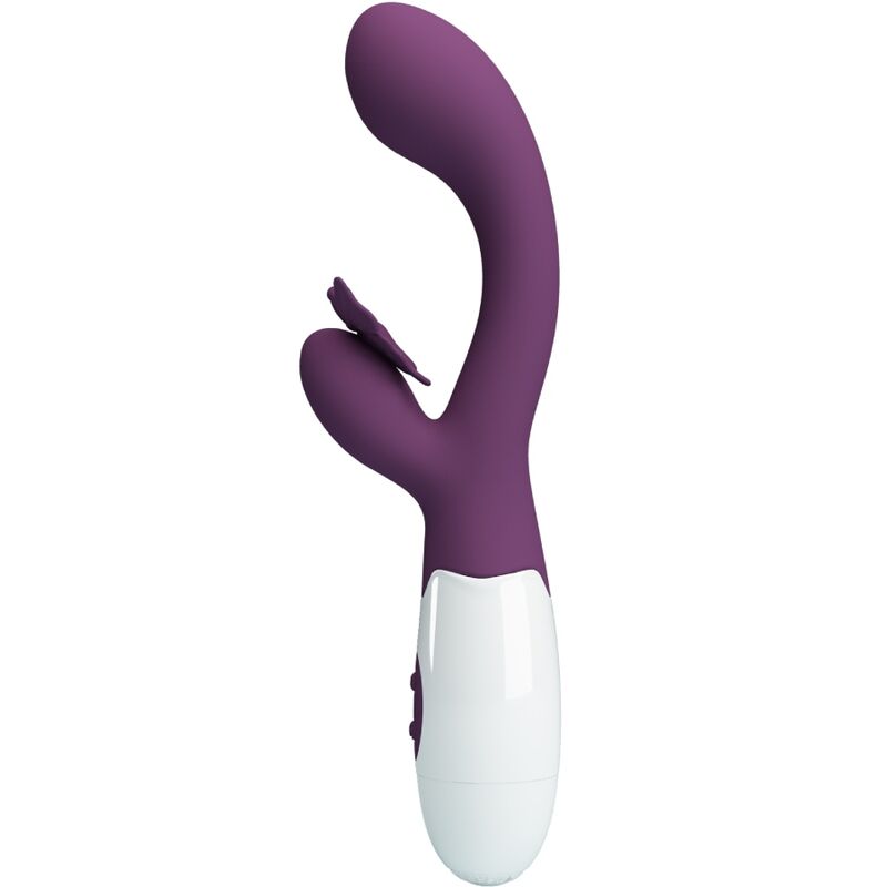 vibromasseur rabbit violet avec bras papillon Butterfly Kiss Pretty Love 2