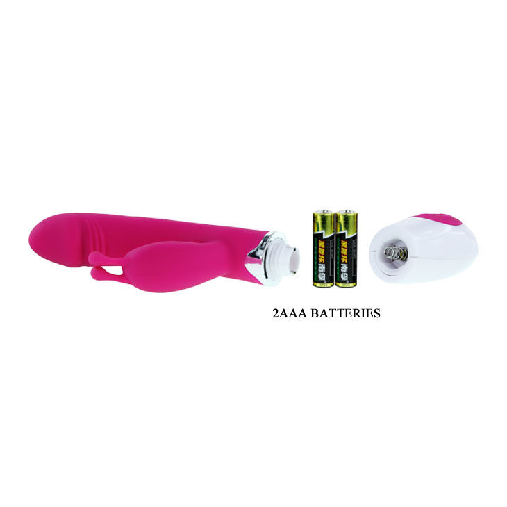 vibromasseur rabbit lilas et blanc 30 vibrations 20,4 cm Pretty Love 8