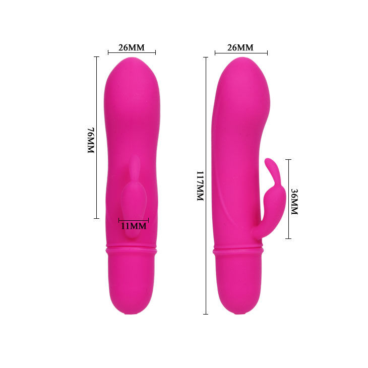 mini vibromasseur rabbit lilas 10 vibrations César Pretty Love 7