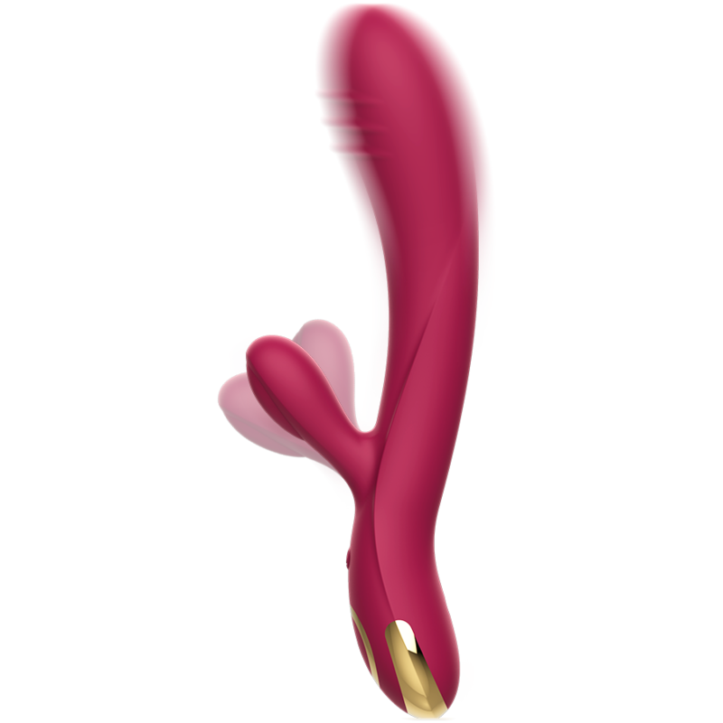 vibromasseur rabbit en silicone rechargeable 25 cm 10 modes Cici Beauty 2