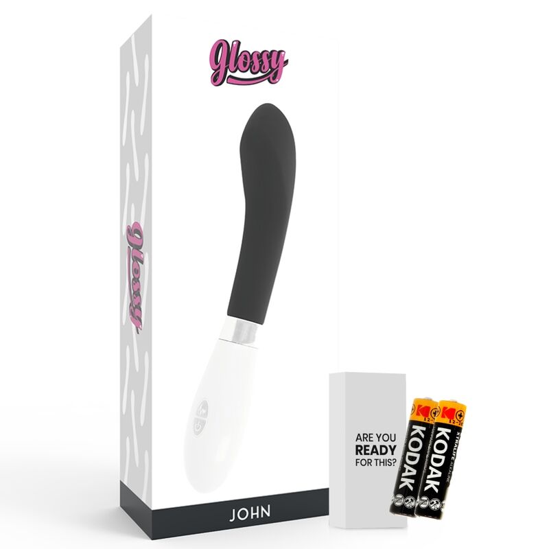 vibromasseur point G courbe noir 10 modes John Glossy 5