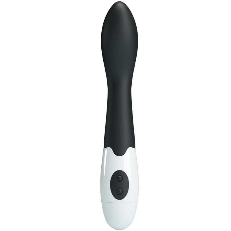 vibromasseur point G noir 30 vibrations incurvé Bishop Pretty Love 2