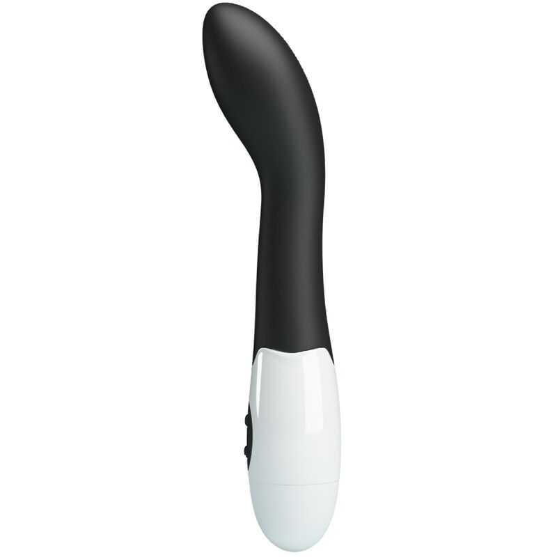 vibromasseur point G noir 30 vibrations incurvé Bishop Pretty Love 3