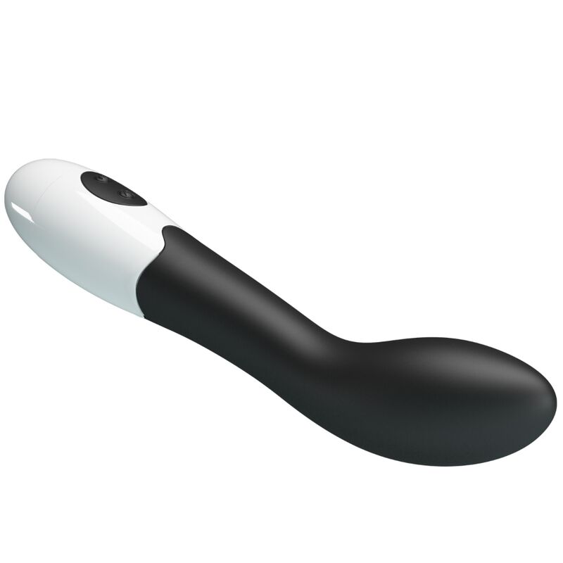 vibromasseur point G noir 30 vibrations incurvé Bishop Pretty Love 5