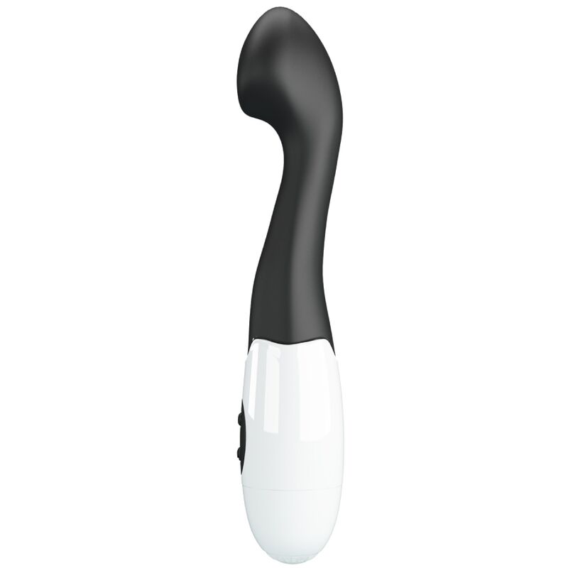 vibromasseur point G noir 30 vibrations à tête bulbeuse Charles Pretty Love 2