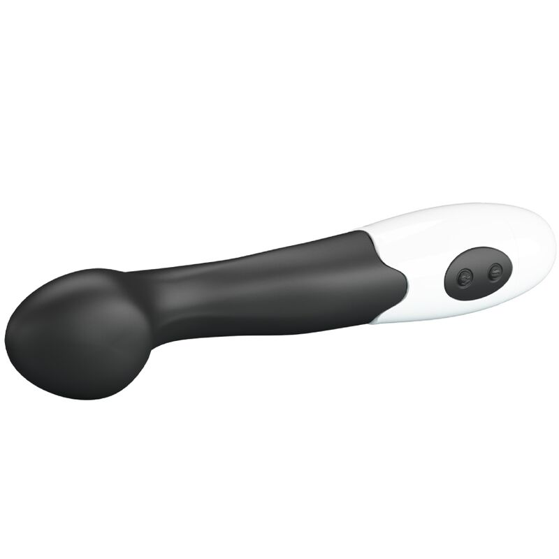 vibromasseur point G noir 30 vibrations à tête bulbeuse Charles Pretty Love 6