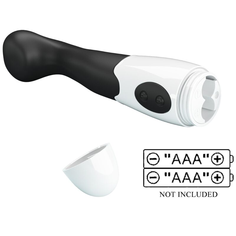 vibromasseur point G noir 30 vibrations à tête bulbeuse Charles Pretty Love 9