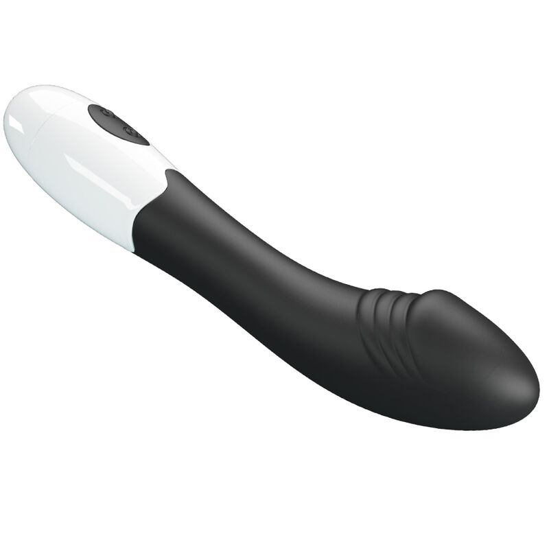 vibromasseur point G noir 30 vibrations corps mince Elemental Pretty Love 5