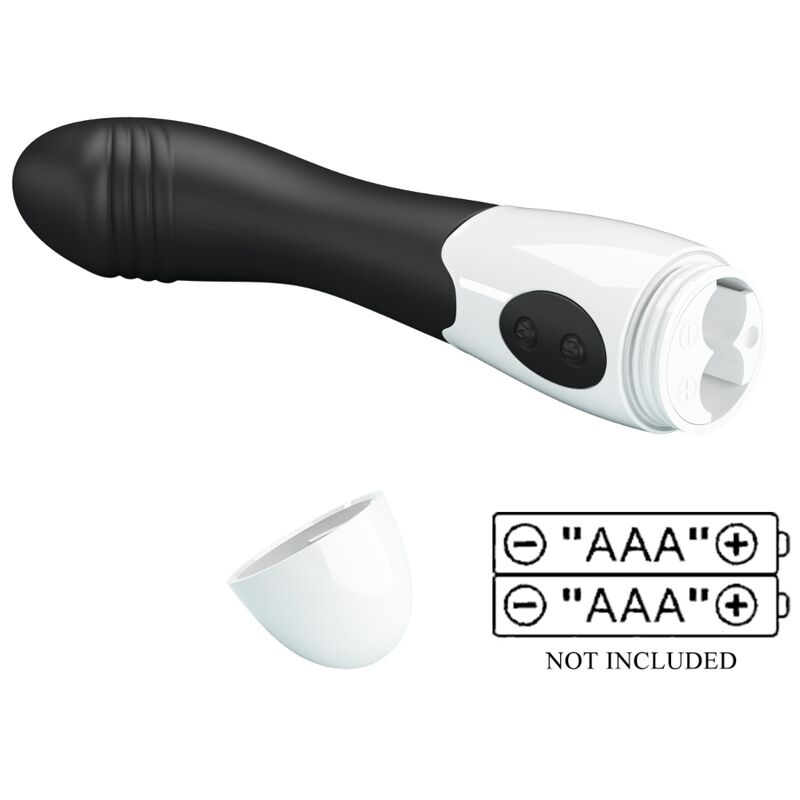 vibromasseur point G noir 30 vibrations corps mince Elemental Pretty Love 9