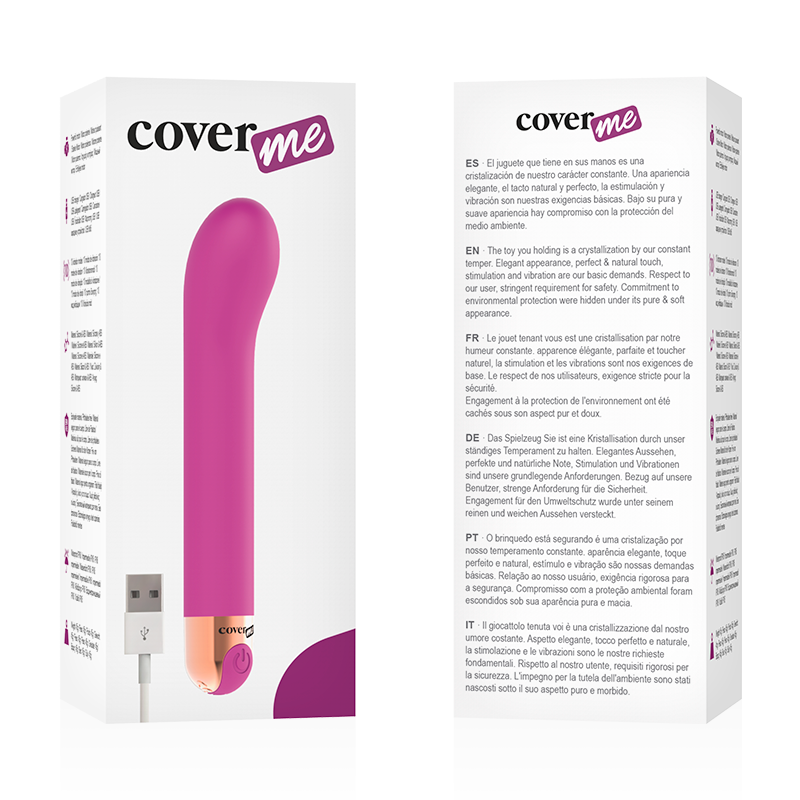 vibromasseur point G rechargeable en silicone 10 vitesses Coverme 8