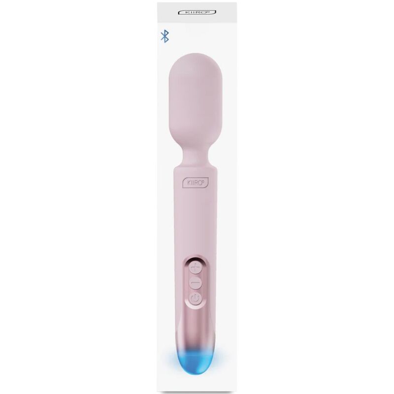vibromasseur wand connecté avec télécommande et application rose ProWand Kiiroo 4