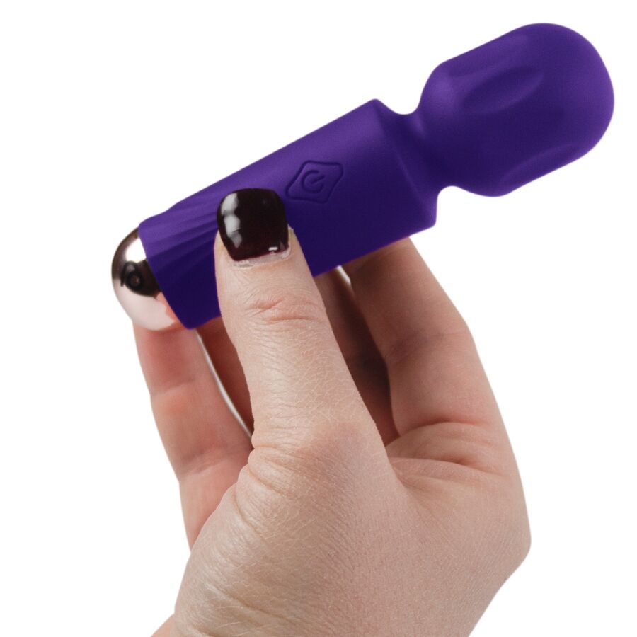 mini vibromasseur baguette rechargeable 16 fonctions violet Dream Rocks-Off 3