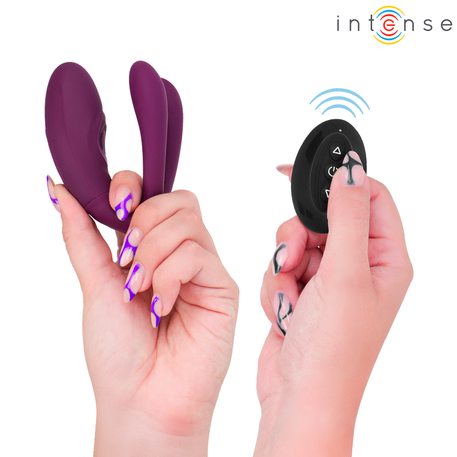 stimulateur à tapotement et vibration avec télécommande Sandra Intense 3