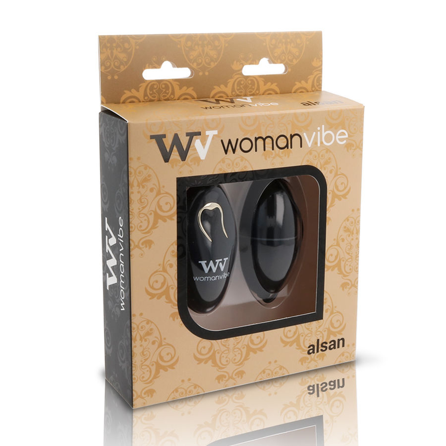 œuf vibrant télécommandé à piles 12 modes noir Alsan Womanvibe 3