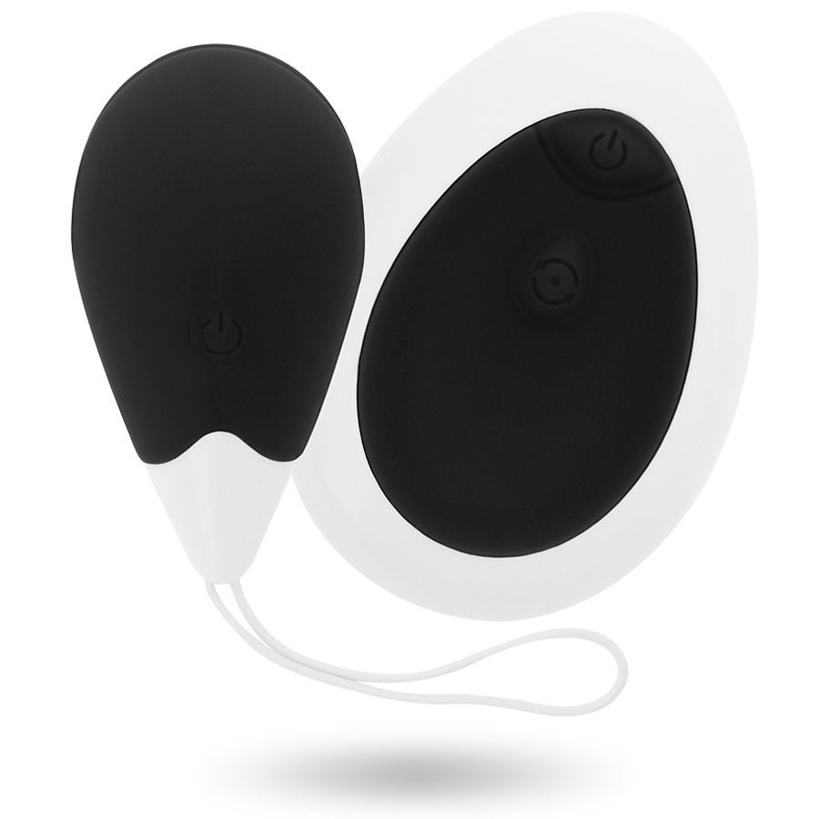 œuf vibrant télécommandé rechargeable 10 modes noir Jan Intense 2
