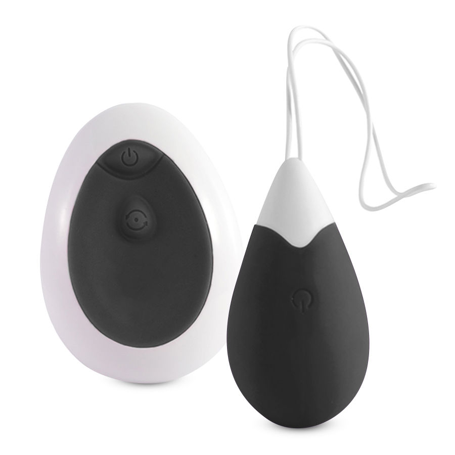 œuf vibrant télécommandé rechargeable 10 modes noir Jan Intense 3