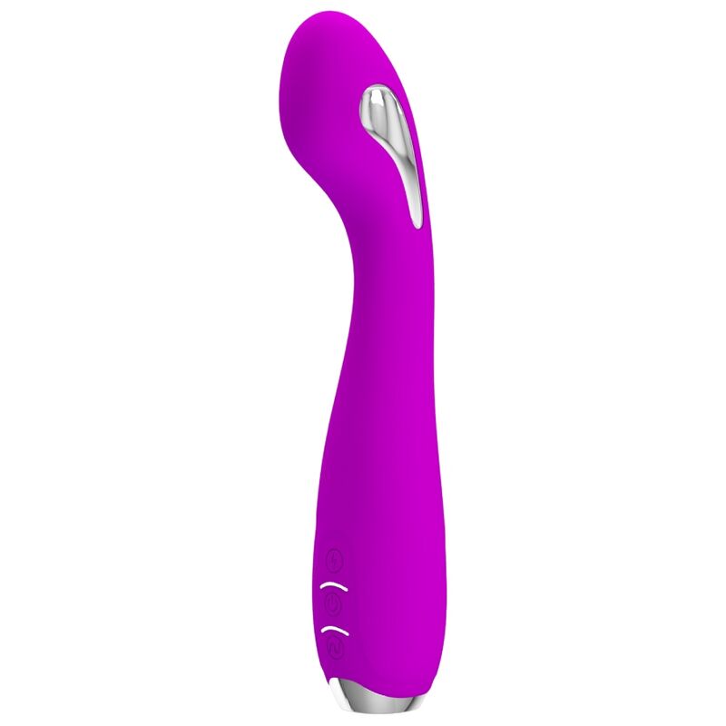 vibromasseur à électrostimulation rechargeable avec application violet Hector Pretty Love 2