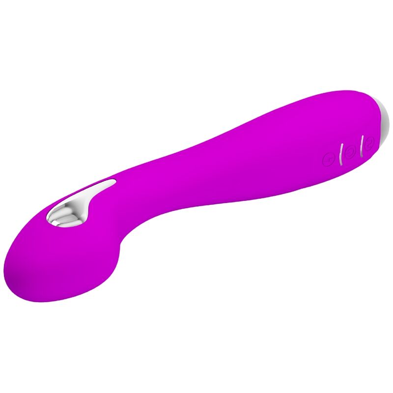 vibromasseur à électrostimulation rechargeable avec application violet Hector Pretty Love 3