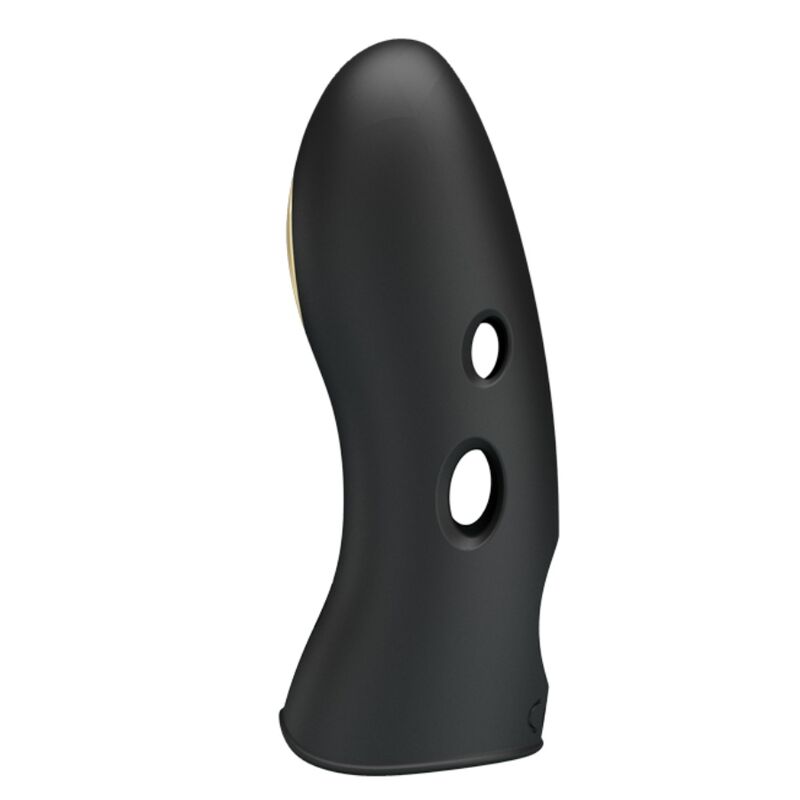 couvre-doigt électrostimulation rechargeable 7 vibrations noir Marico Pretty Love 2
