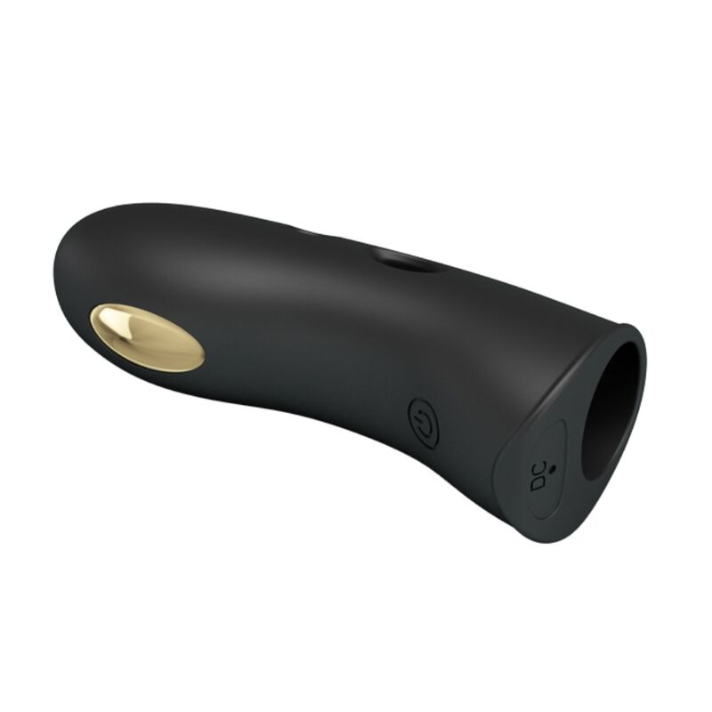 couvre-doigt électrostimulation rechargeable 7 vibrations noir Marico Pretty Love 3