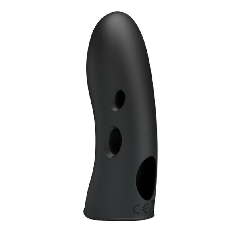 couvre-doigt électrostimulation rechargeable 7 vibrations noir Marico Pretty Love 4