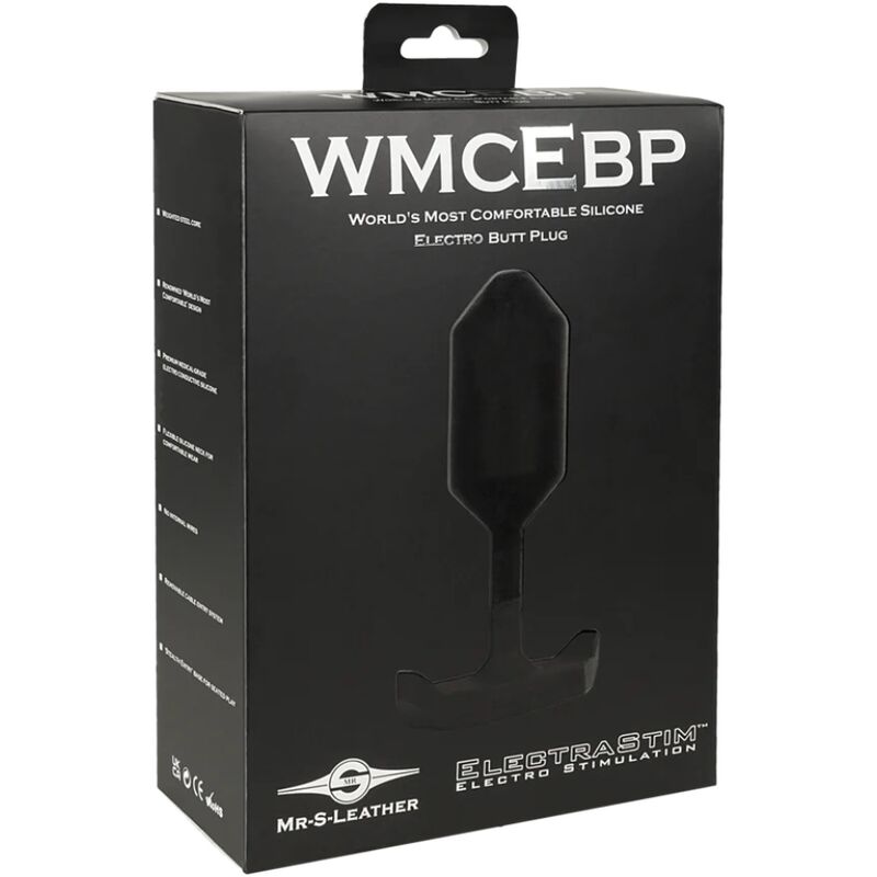 plug anal électrostimulation en silicone conducteur Mr S Leather ElectraStim 8