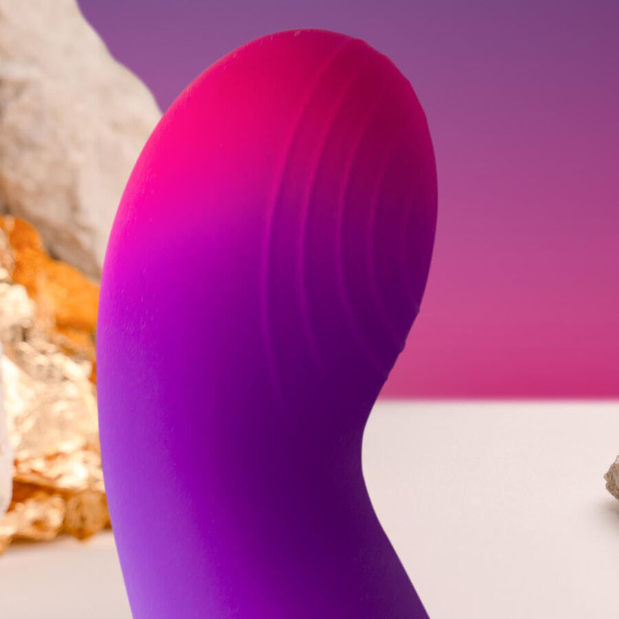 vibromasseur point G compact violet 10 modes étanche IPX7 Glow Girl Vibe Rocks-Off 4