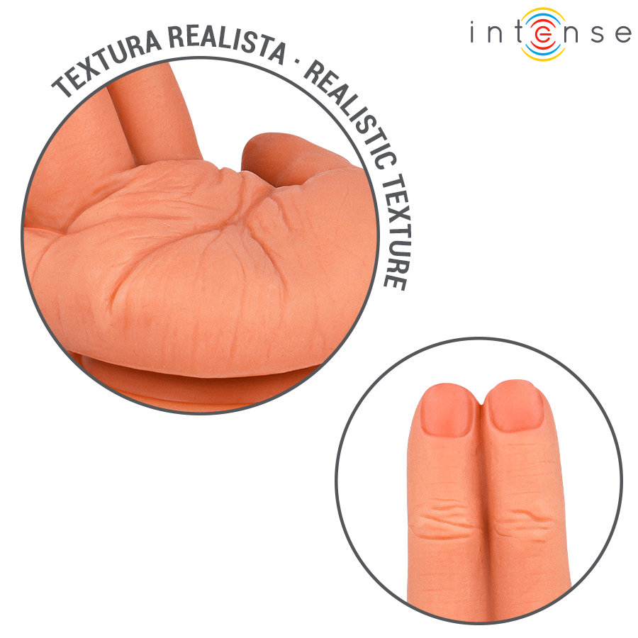 stimulateur point G forme main flexible ventouse 12,6 cm Leela Intense 7