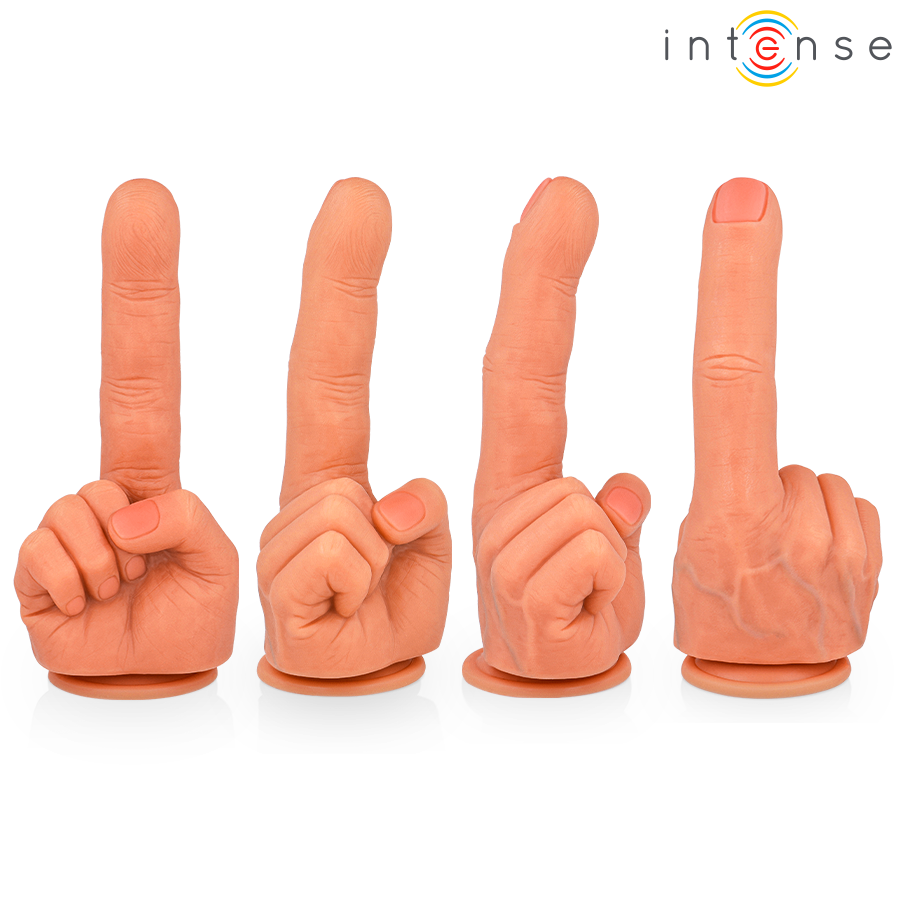 stimulateur point G forme main flexible ventouse 14,2 cm Hubert Intense 6