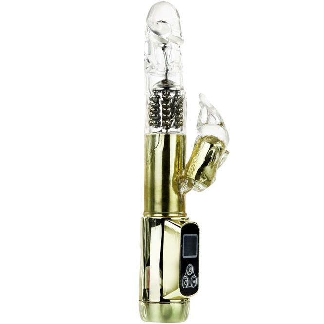 vibromasseur rabbit rotatif doré 5 vitesses submersible Siberia Passion Baile 3