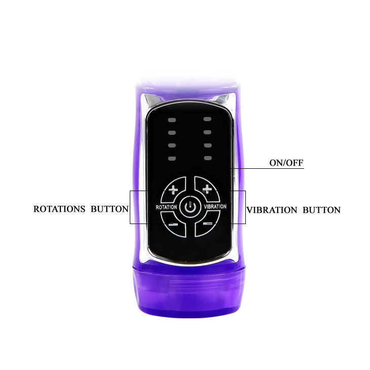 vibromasseur rabbit rotatif à billes métalliques submersible Passion Baron Baile 8
