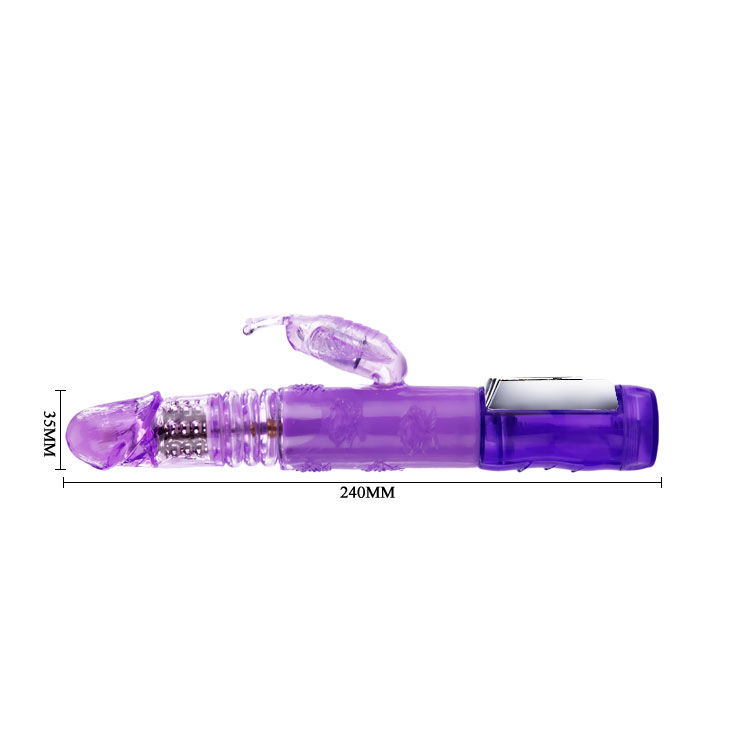 vibromasseur rabbit papillon rotatif up and down submersible Prince Baile 7