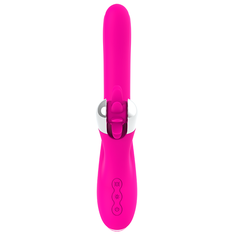 vibromasseur rabbit rotatif rechargeable USB 7 modes 24 cm Diversia 7