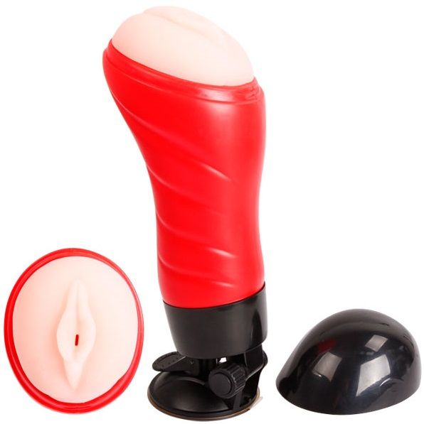 masturbateur vagin à ventouse 12 vibrations commande vocale en option Crazy Bull 5
