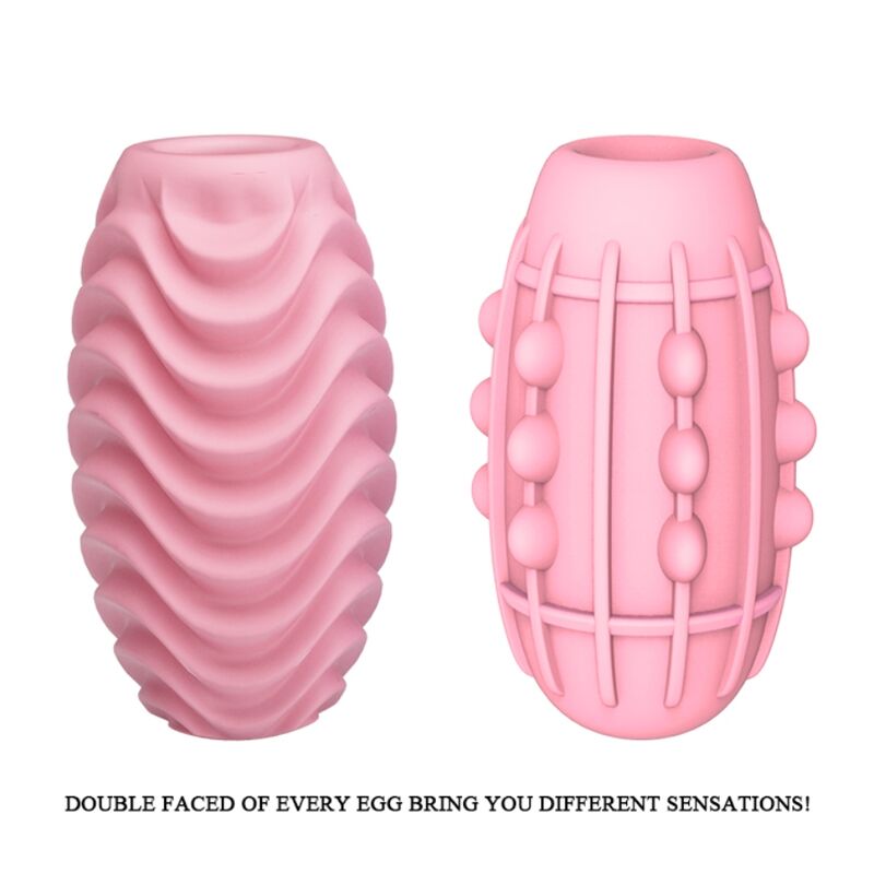 œuf masturbateur double face extensible rose Pretty Love 3