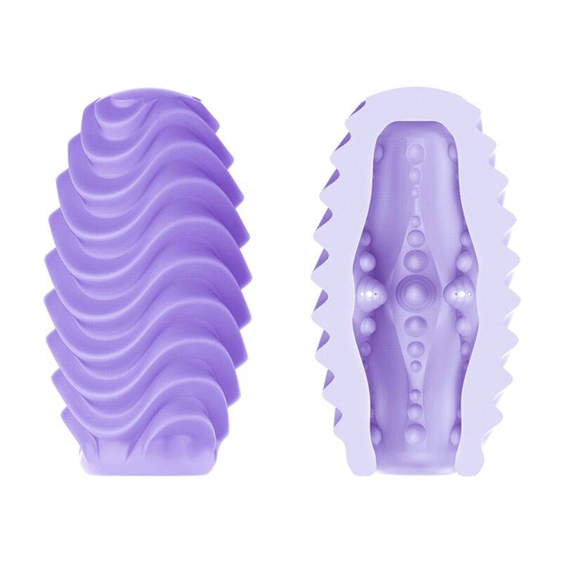 œuf masturbateur double face extensible lilas Pretty Love 2