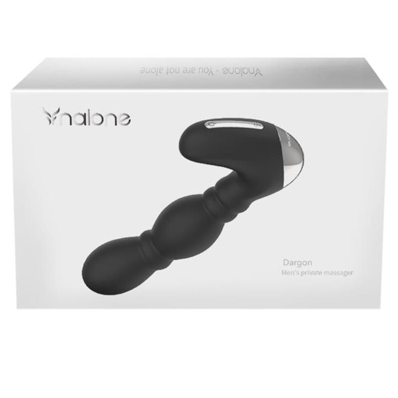 masseur de prostate télécommandé 7 modes rechargeable noir Dragon Nalone 8