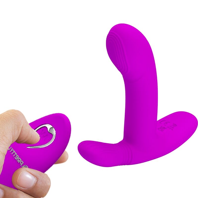 masseur point G et clitoris télécommandé 12 vibrations rechargeable Geri Pretty Love 6