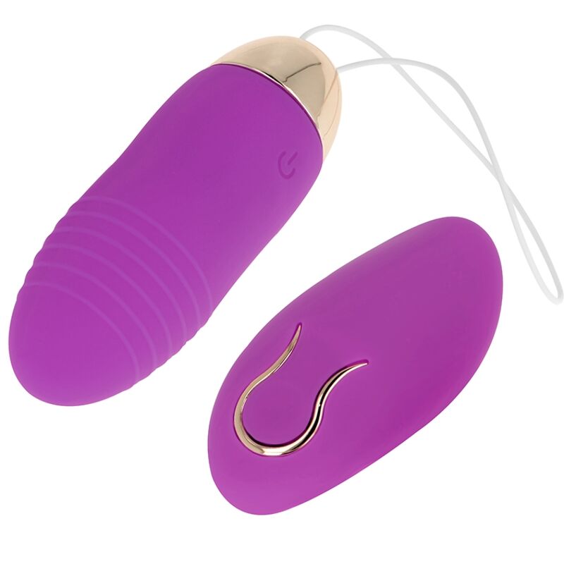 œuf vibrant télécommandé 10 modes rechargeable USB violet Ohmama 3